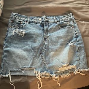 American eagle denim skirt size 14